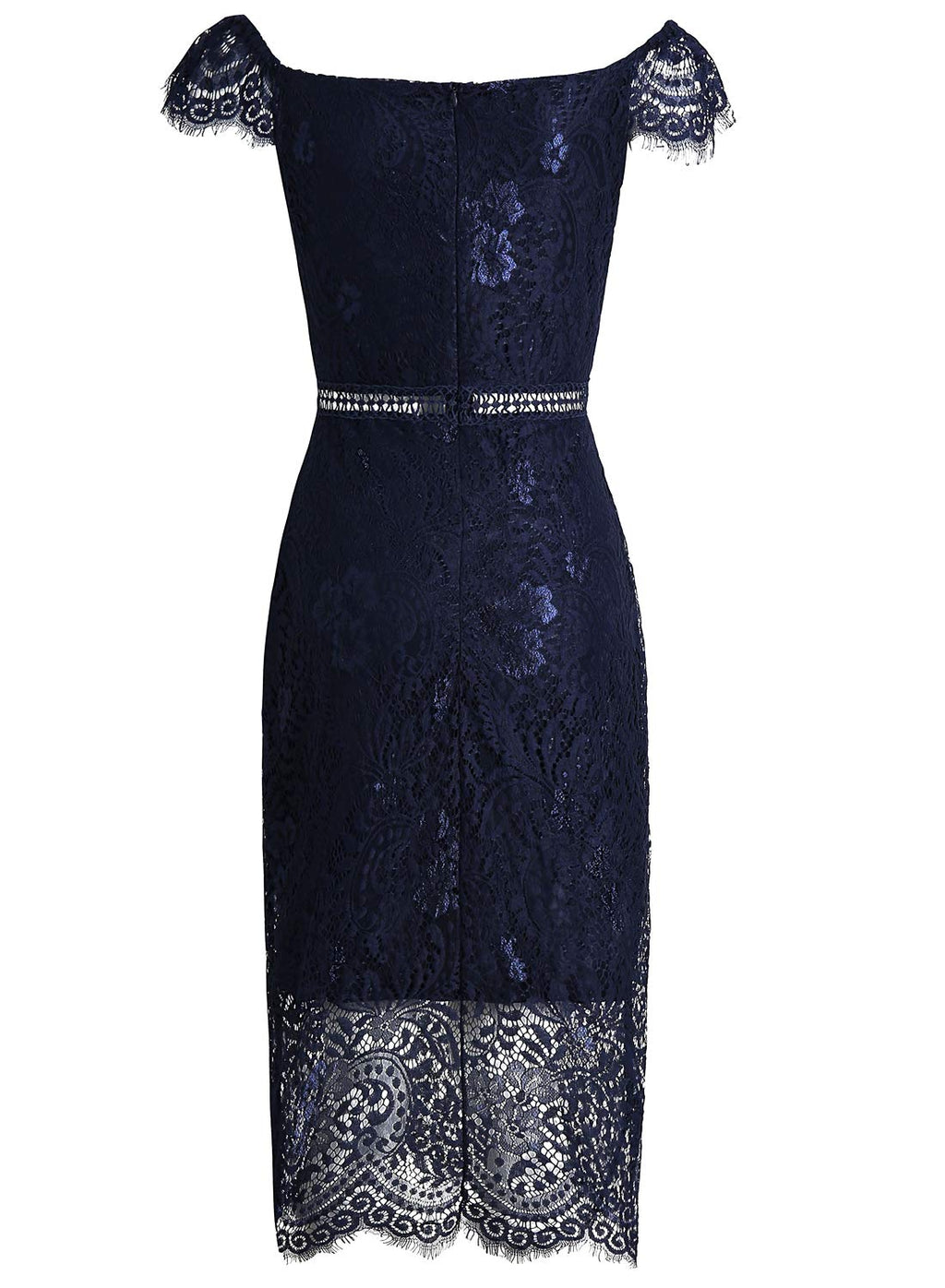 Women's Elegant Short Sleeve Floral Lace Bodycon Cocktail Lace Dress