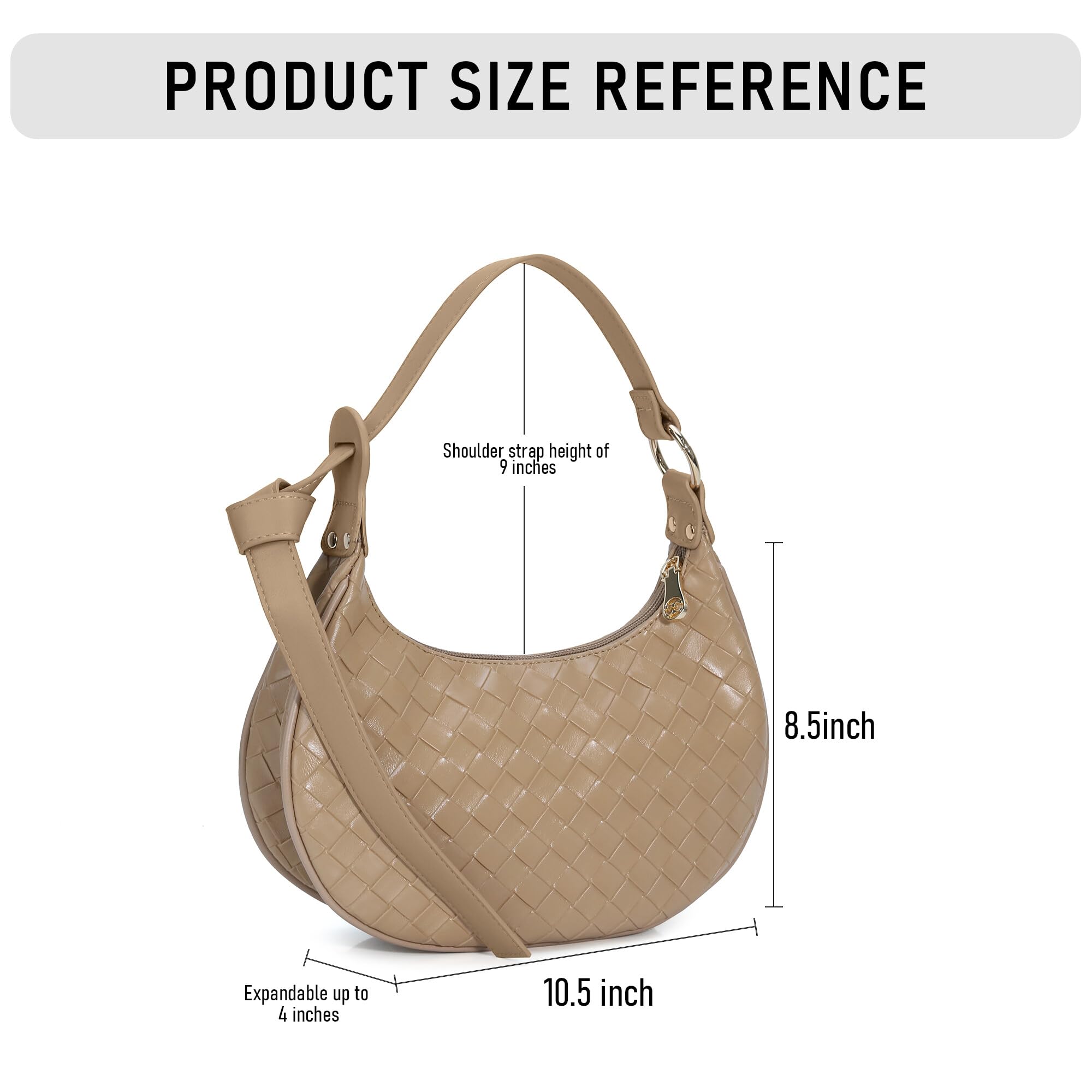 Purse for Women Shoulder Bag Vintage Clutch Hobo Tote Handbags