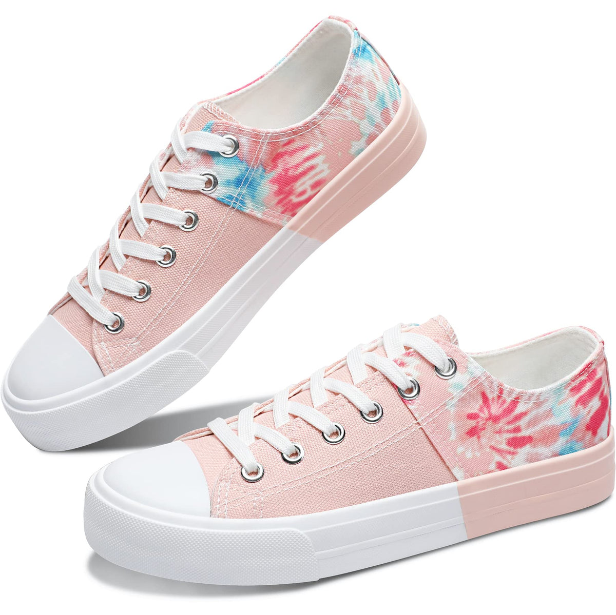 Obtaom Unisex Canvas Shoes Low Top Fashion Sneakers Slip on Walking Shoe