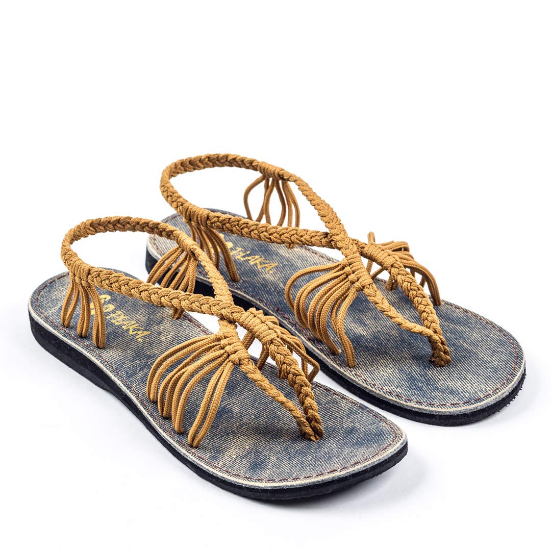 Plaka Seashell Comfortable Womens Sandals | Strappy Sandals for Women, Dressy Style Perfect for Beach Walk and Poolside