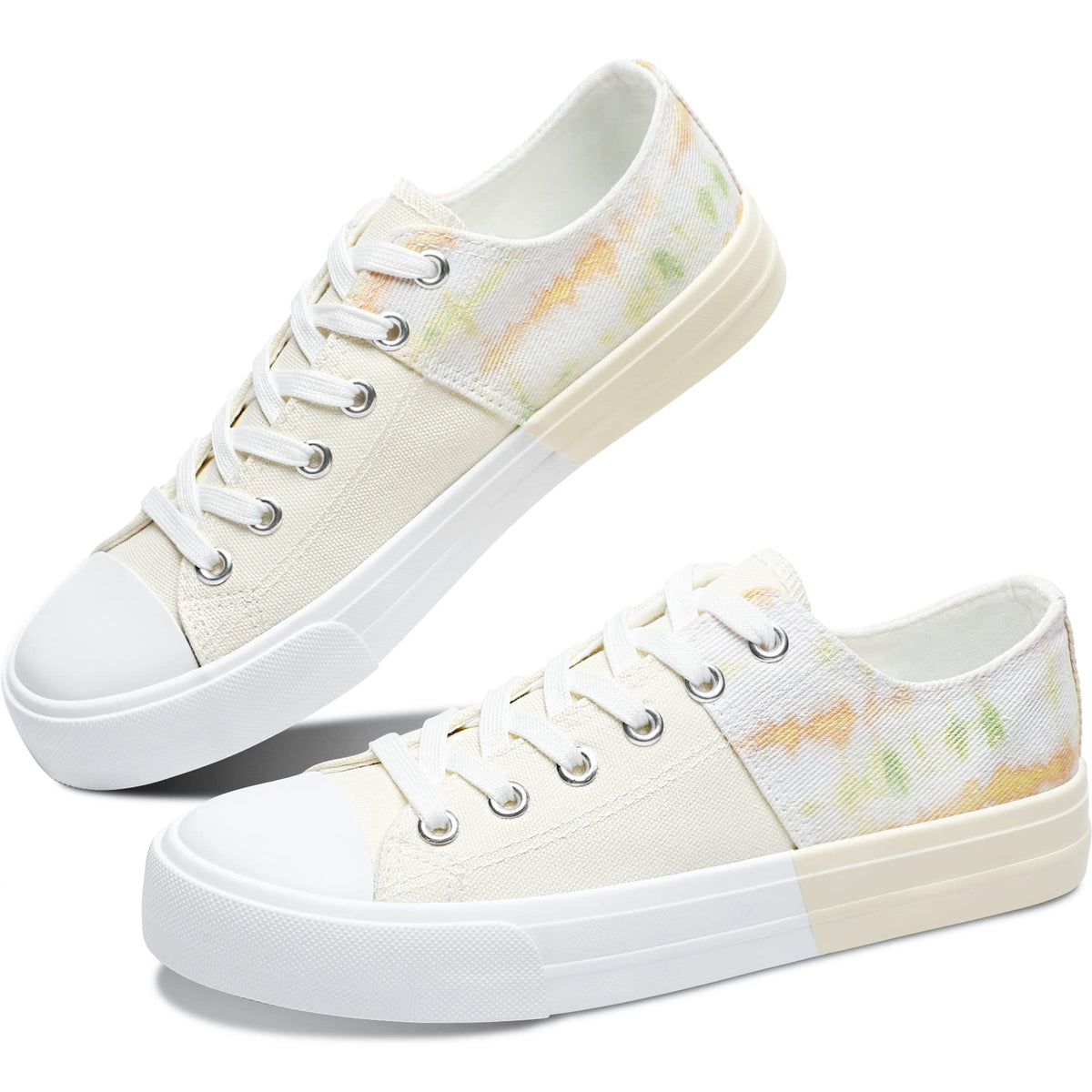 Obtaom Unisex Canvas Shoes Low Top Fashion Sneakers Slip on Walking Shoe