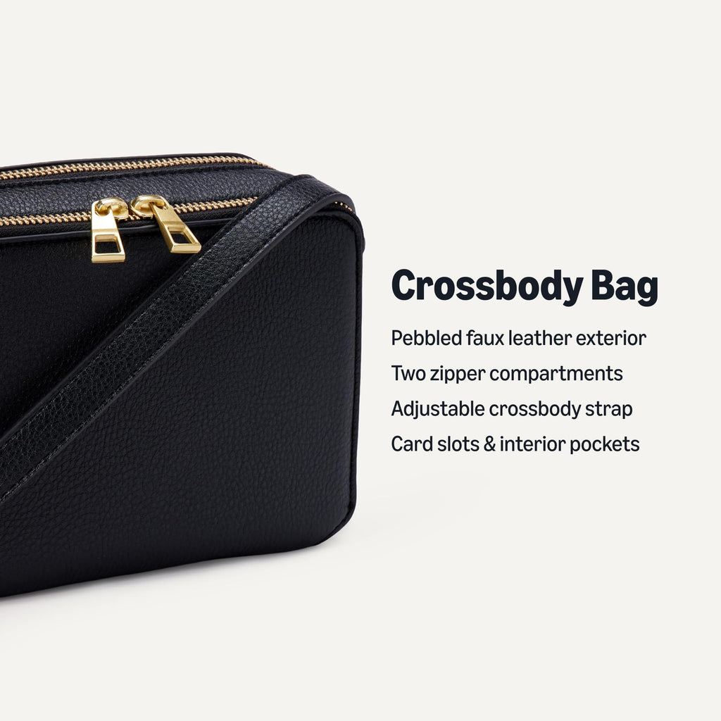 Amazon Essentials Women's Boxy Crossbody Bag