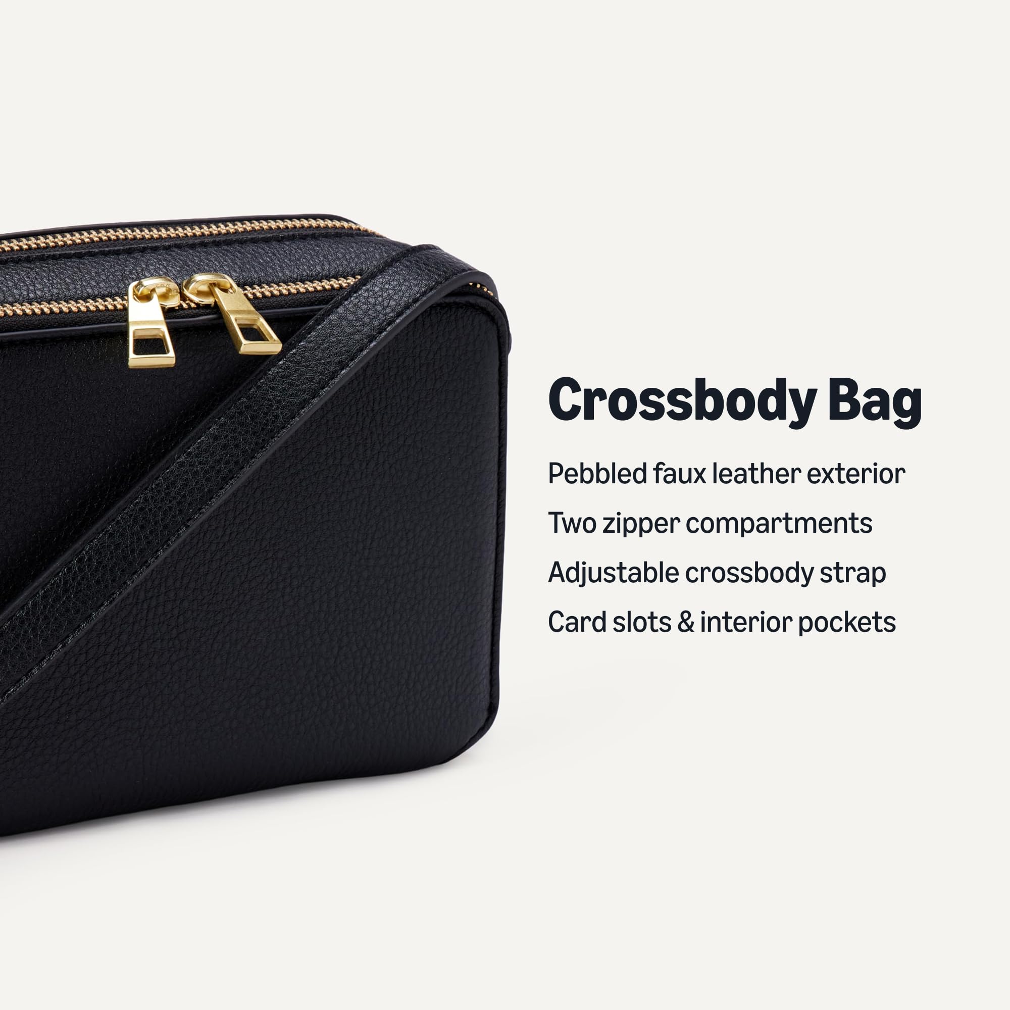 Amazon Essentials Women's Boxy Crossbody Bag