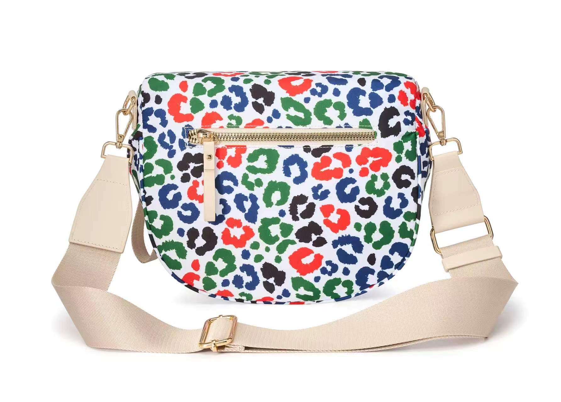 FEIBOON Spacious Nylon Crossbody Bag Bum Bag Handbags Wallets Purses Trendy Shoulder Bag for Women