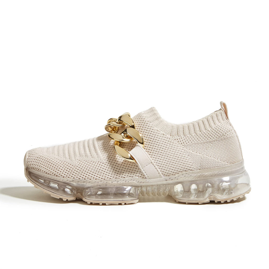 LUCKY STEP Women Air Cushion Fashion Sneakers | Breathable Casual Comfortable Lightweight Walking Shoes
