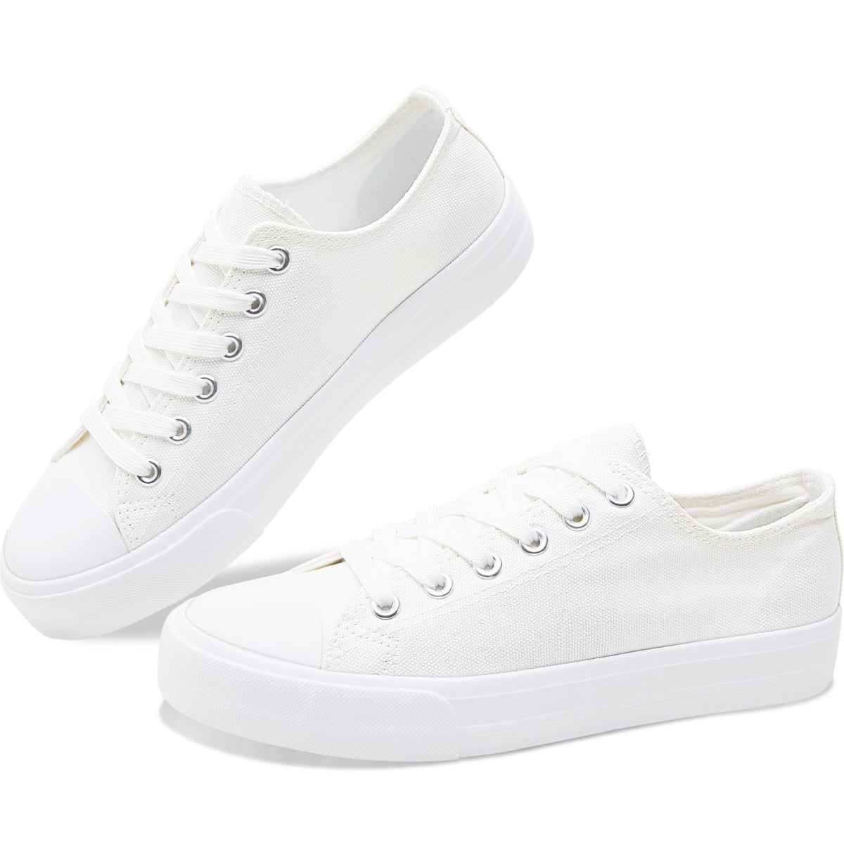Obtaom Unisex Canvas Shoes Low Top Fashion Sneakers Slip on Walking Shoe