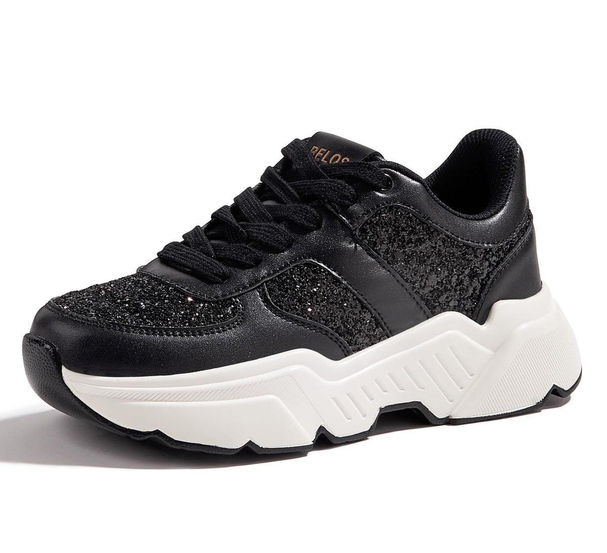 BELOS Women Platform Chunky Sneakers Fashion Dad Sneakers | Casual Lace Up Comfortable Lightweigt Walking Shoes