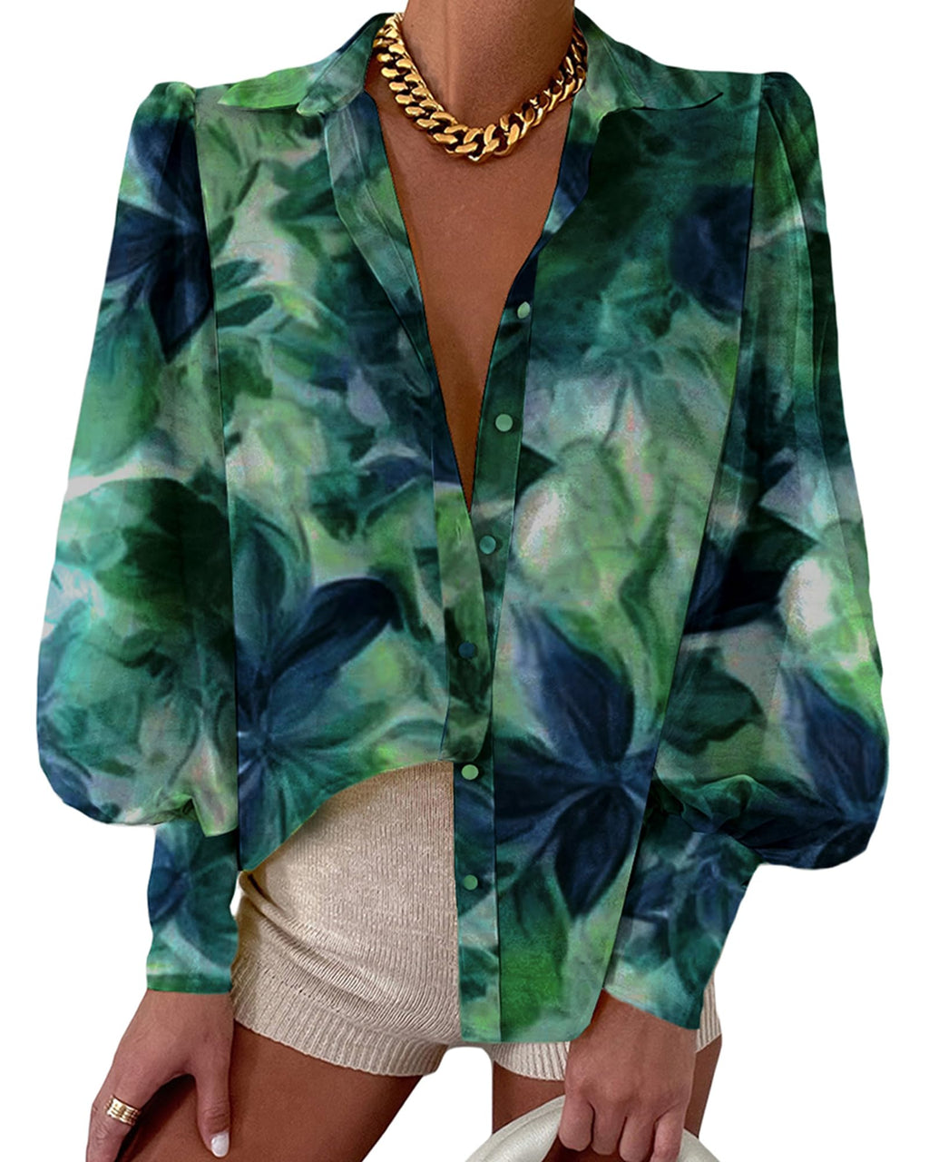 BTFBM Blouses for Women Dressy Casual Long Sleeve Shirts | Lapel V Neck Button Down Shirt, Boho Tops, Disco Outfits, Business Casual Blouse, Fashion Clothing, Summer Fall Clothes 2026