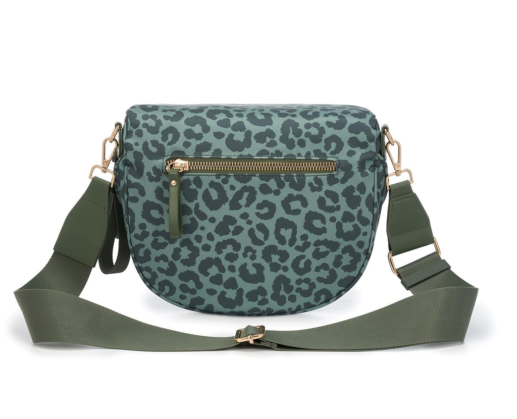 FEIBOON Spacious Nylon Crossbody Bag Bum Bag Handbags Wallets Purses Trendy Shoulder Bag for Women