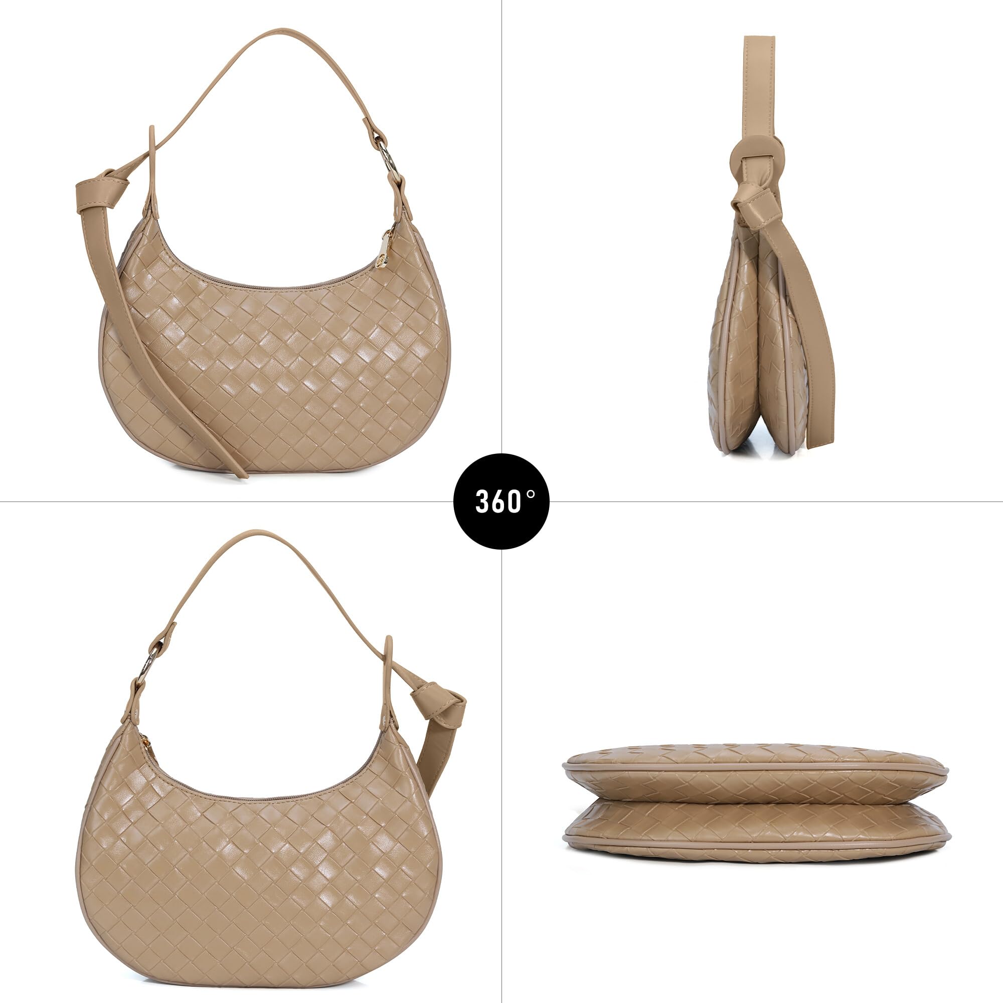 Purse for Women Shoulder Bag Vintage Clutch Hobo Tote Handbags