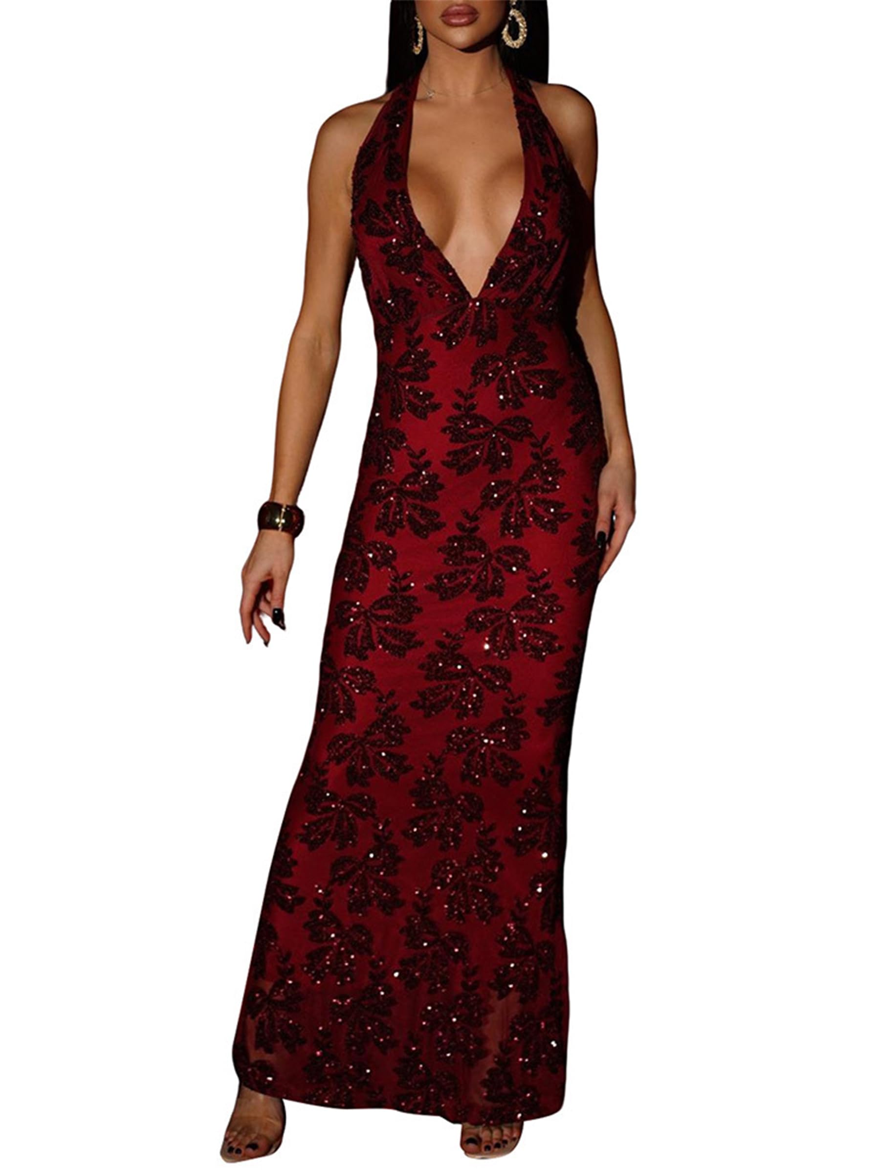 Figdaw Elegant Long Prom Dresses Sexy Evening Gowns for Women Formal Events 2025