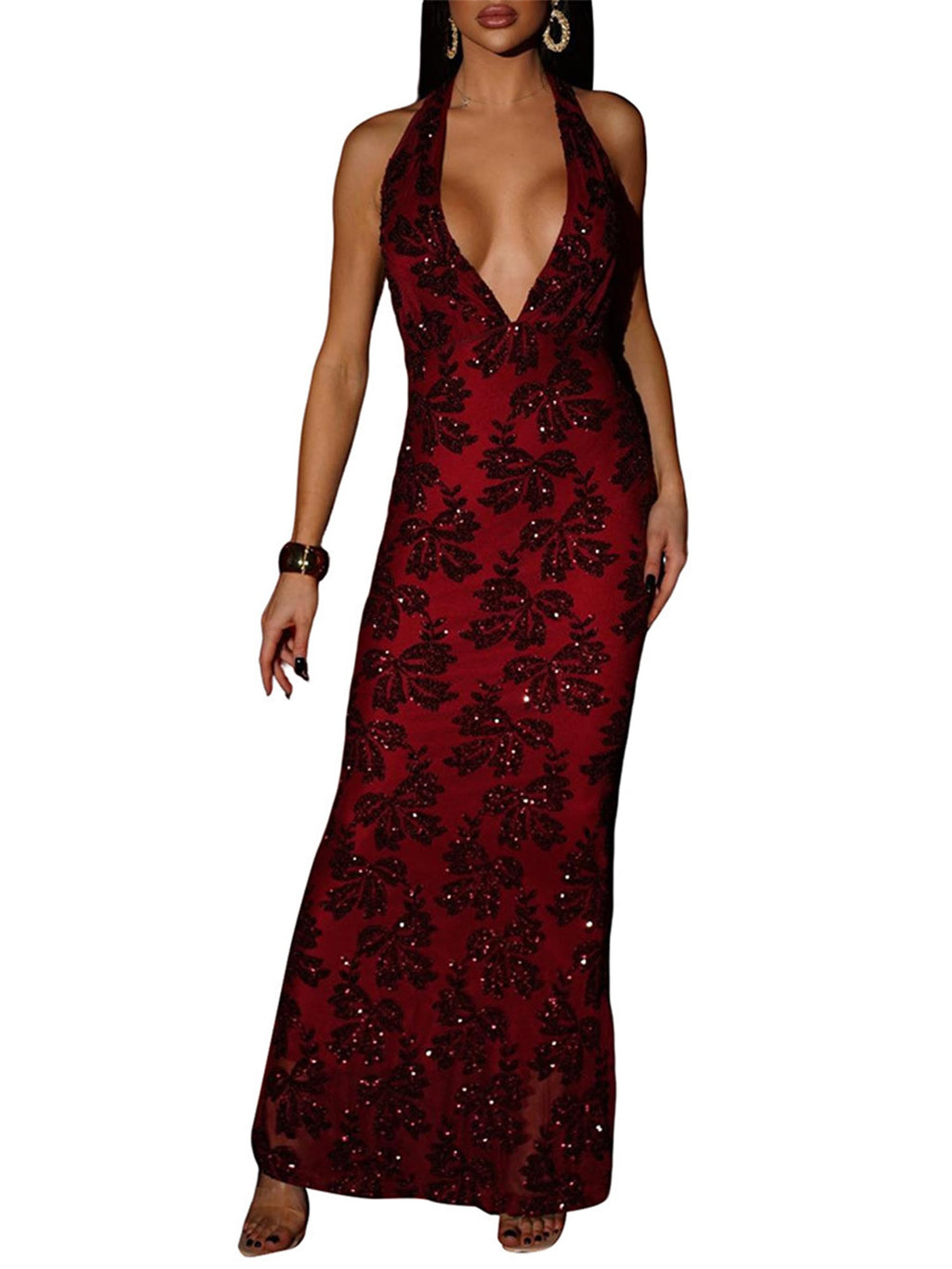 Figdaw Elegant Long Prom Dresses Sexy Evening Gowns for Women Formal Events 2025