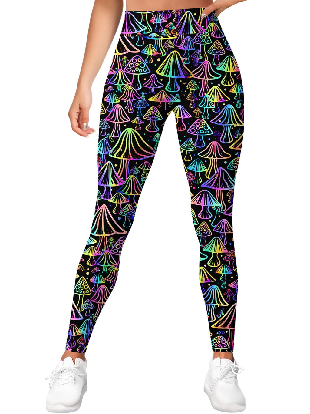 PAGYMO Printed Leggings for Women Crazy High Waisted Running Yoga Pants | Graphic print, cute crazy colorful pattern, high waisted leggings, athletic workout gym running yoga pants
