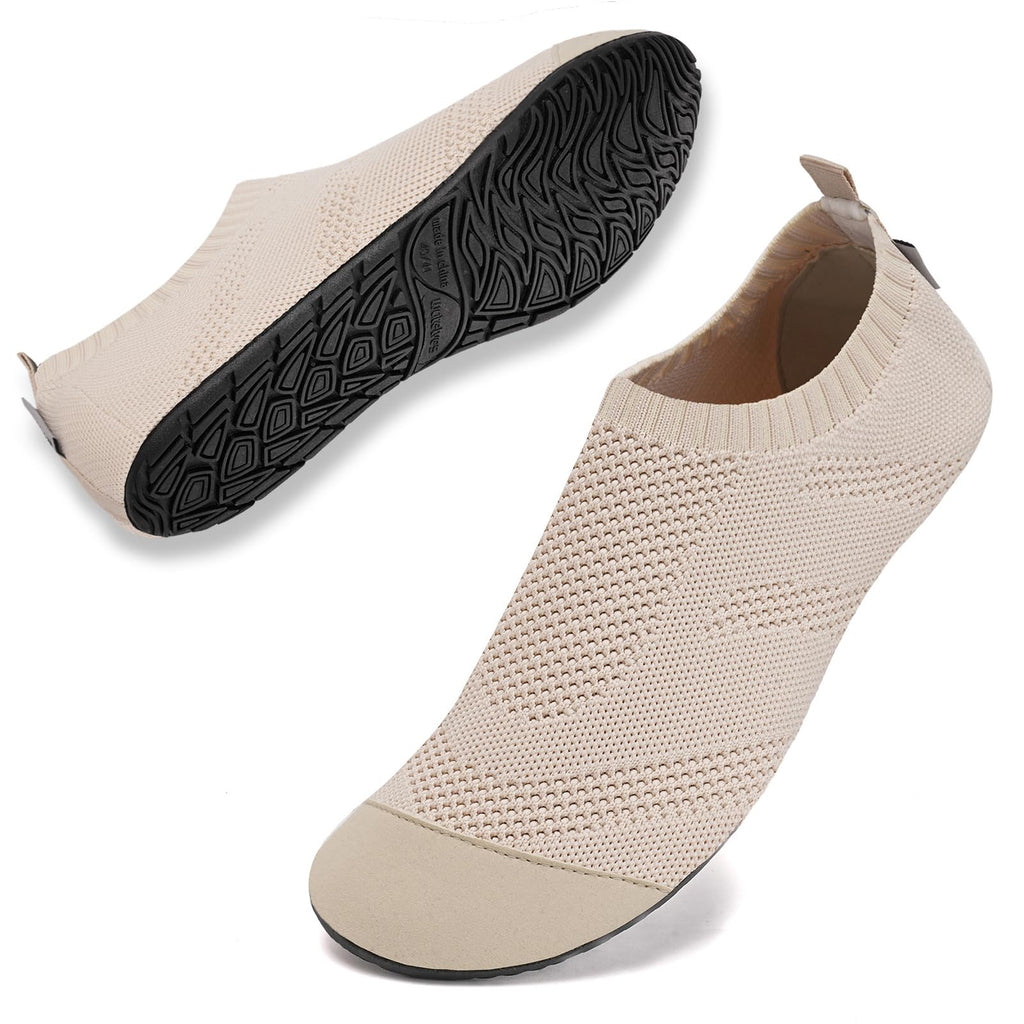 WateLves Womens Barefoot Water Shoes Travel House Slippers for Indoor and Outdoor Aqua Socks for Beach Swim Surf Yoga Dancing Camping Must Haves