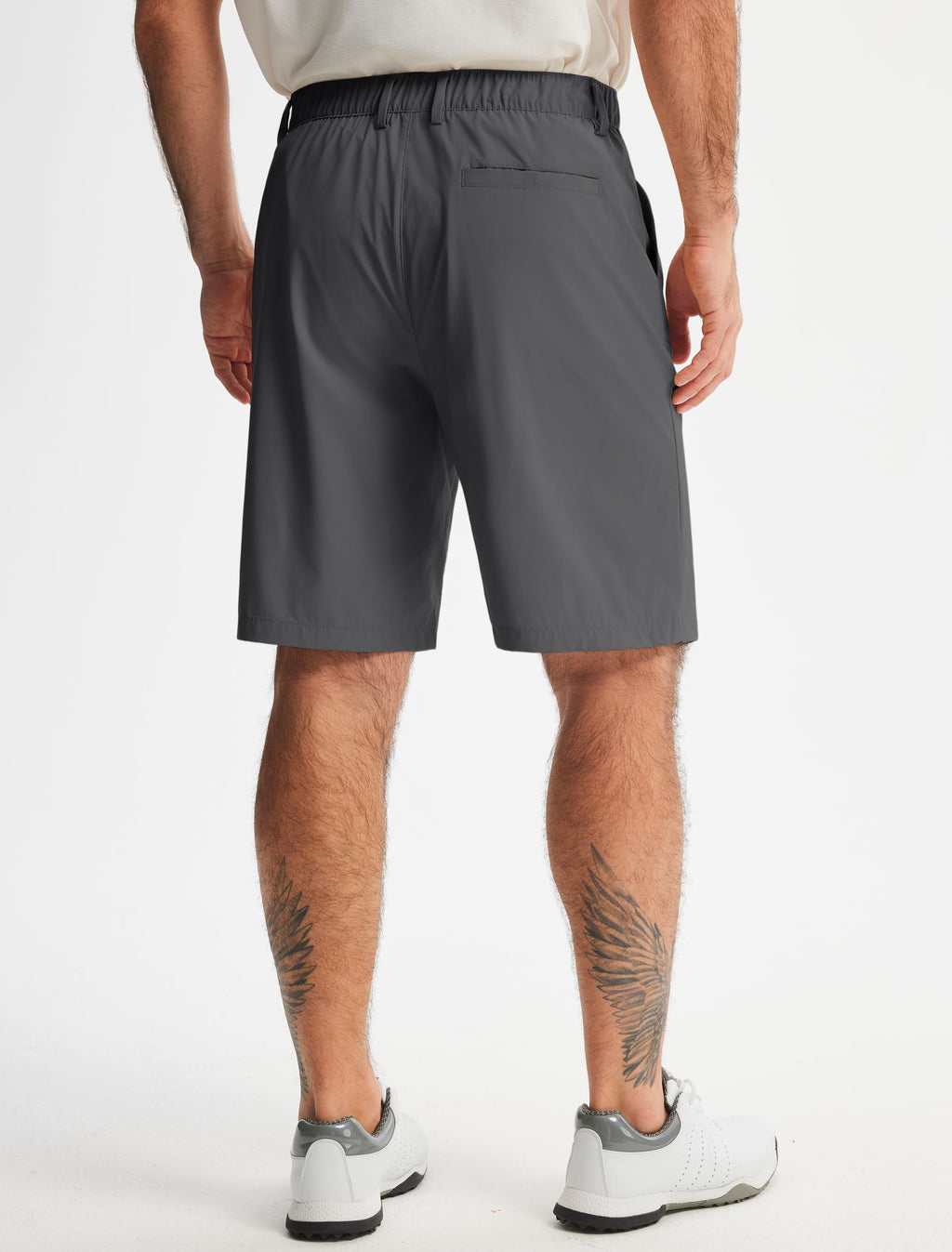 Men's Classic Fit 9" Golf Shorts Casual Summer Outfits | All Day Comfy, Stretch, Elastic Waist, Lightweight, Quick Dry Dress Travel Clothing