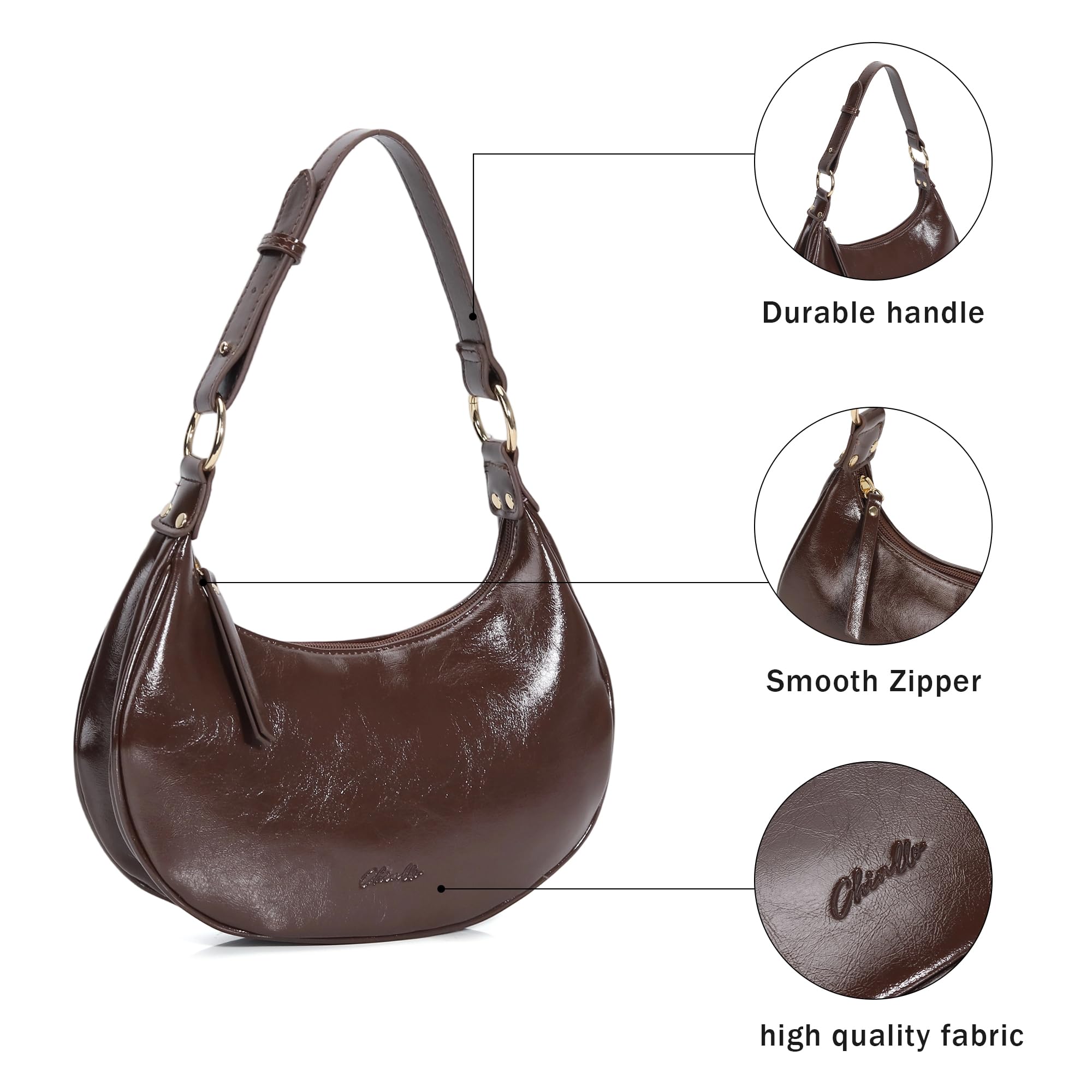 Purse for Women Shoulder Bag Vintage Clutch Hobo Tote Handbags