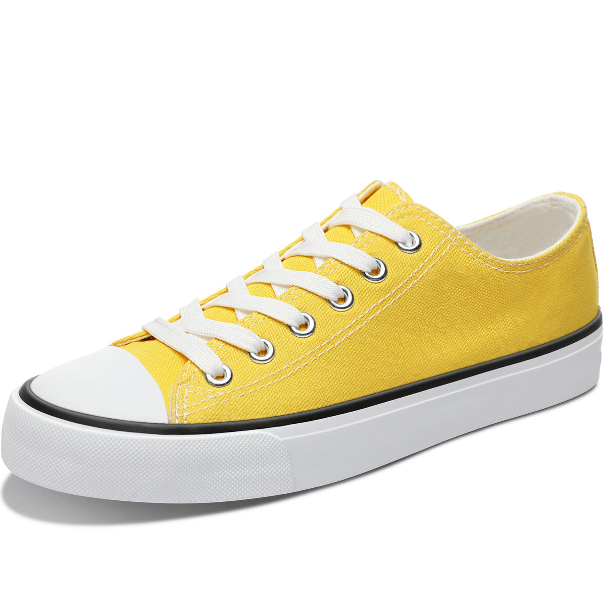 Obtaom Unisex Canvas Shoes Low Top Fashion Sneakers Slip on Walking Shoe