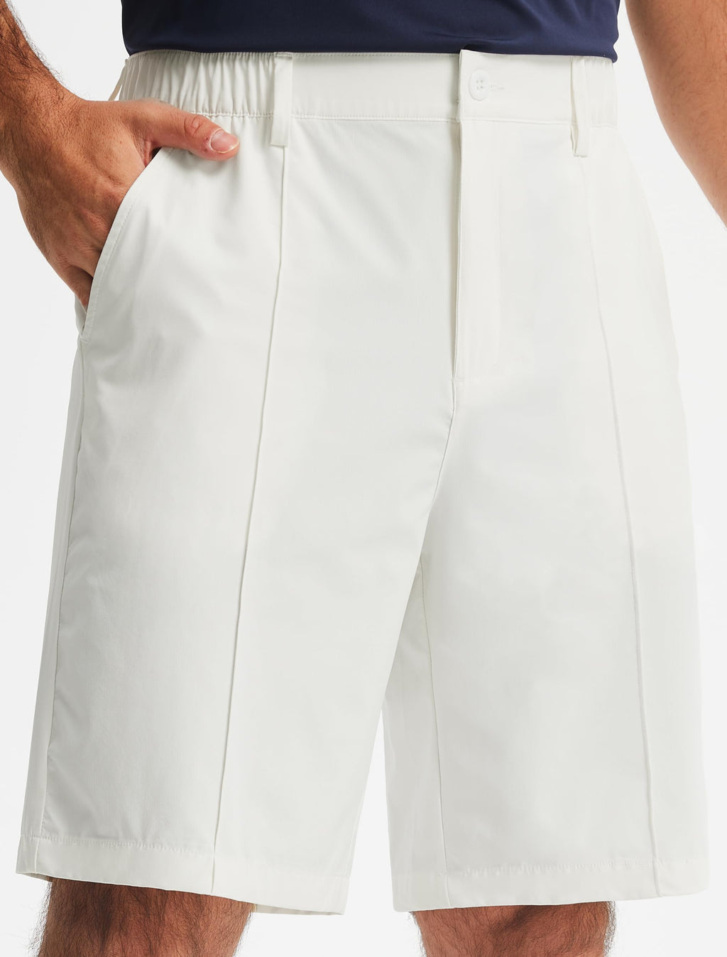Men's Classic Fit 9" Golf Shorts Casual Summer Outfits | All Day Comfy, Stretch, Elastic Waist, Lightweight, Quick Dry Dress Travel Clothing