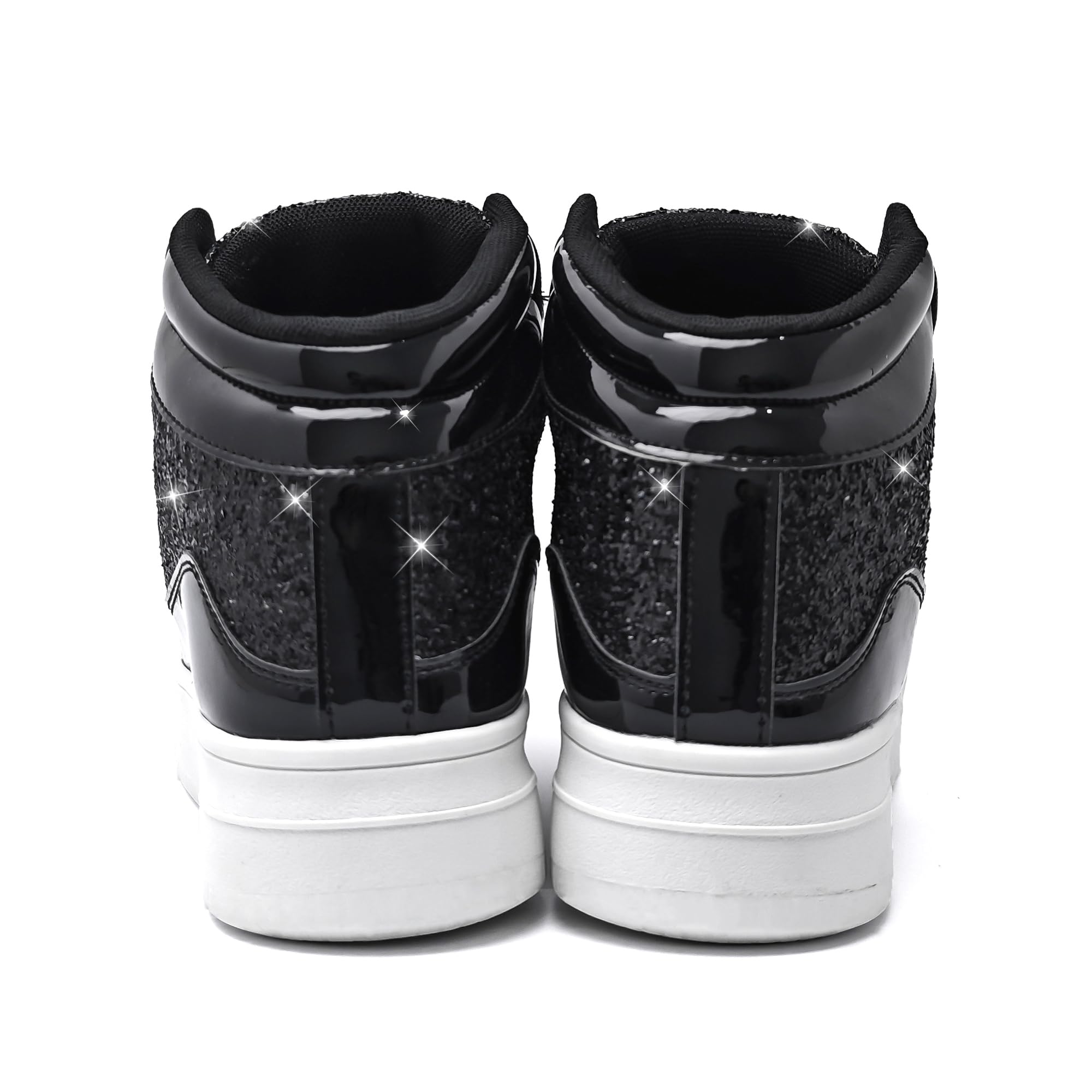 IGxx Women Platform Glitter Sparkly Dressy Sequin Disco Sneakers