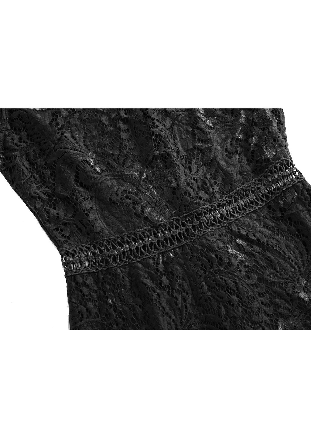 Women's Elegant Short Sleeve Floral Lace Bodycon Cocktail Lace Dress