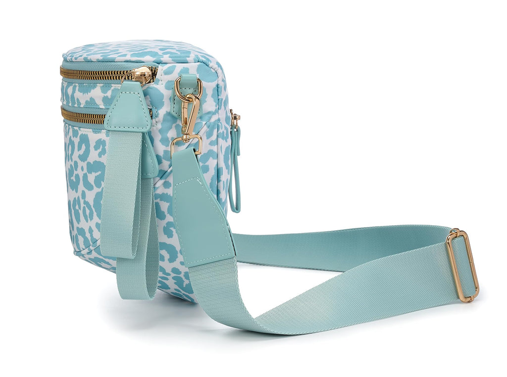 FEIBOON Spacious Nylon Crossbody Bag Bum Bag Handbags Wallets Purses Trendy Shoulder Bag for Women