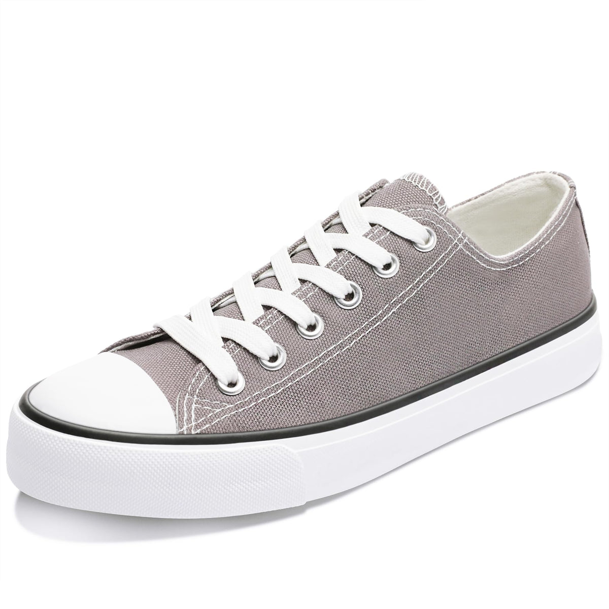 Obtaom Unisex Canvas Shoes Low Top Fashion Sneakers Slip on Walking Shoe