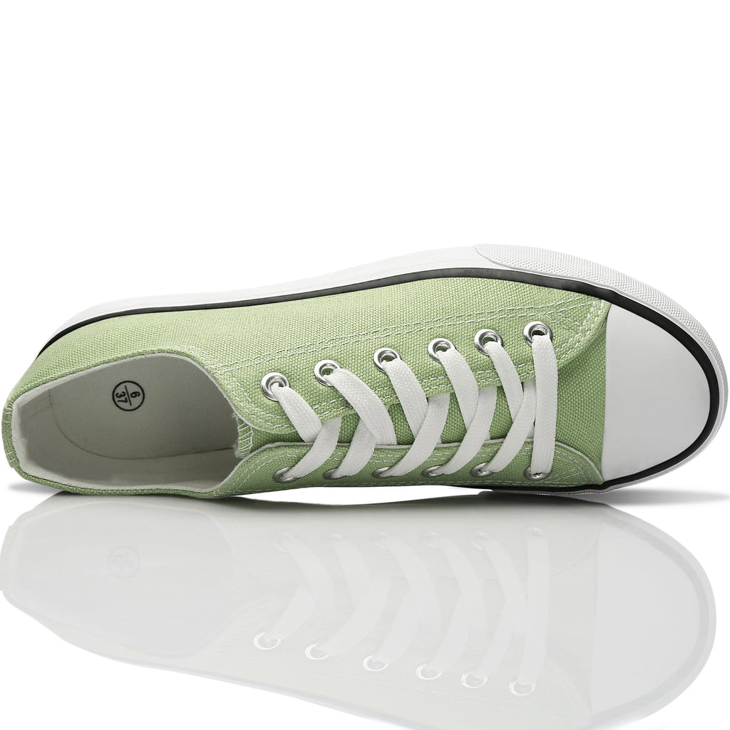 Obtaom Unisex Canvas Shoes Low Top Fashion Sneakers Slip on Walking Shoe