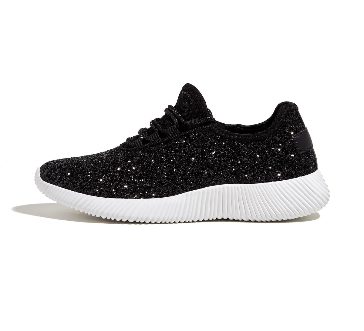 K KIP WOK Fashion Glitter Sneakers for Womens Silp On Running Shoes Lightweigt Tennis Walking Sneakers