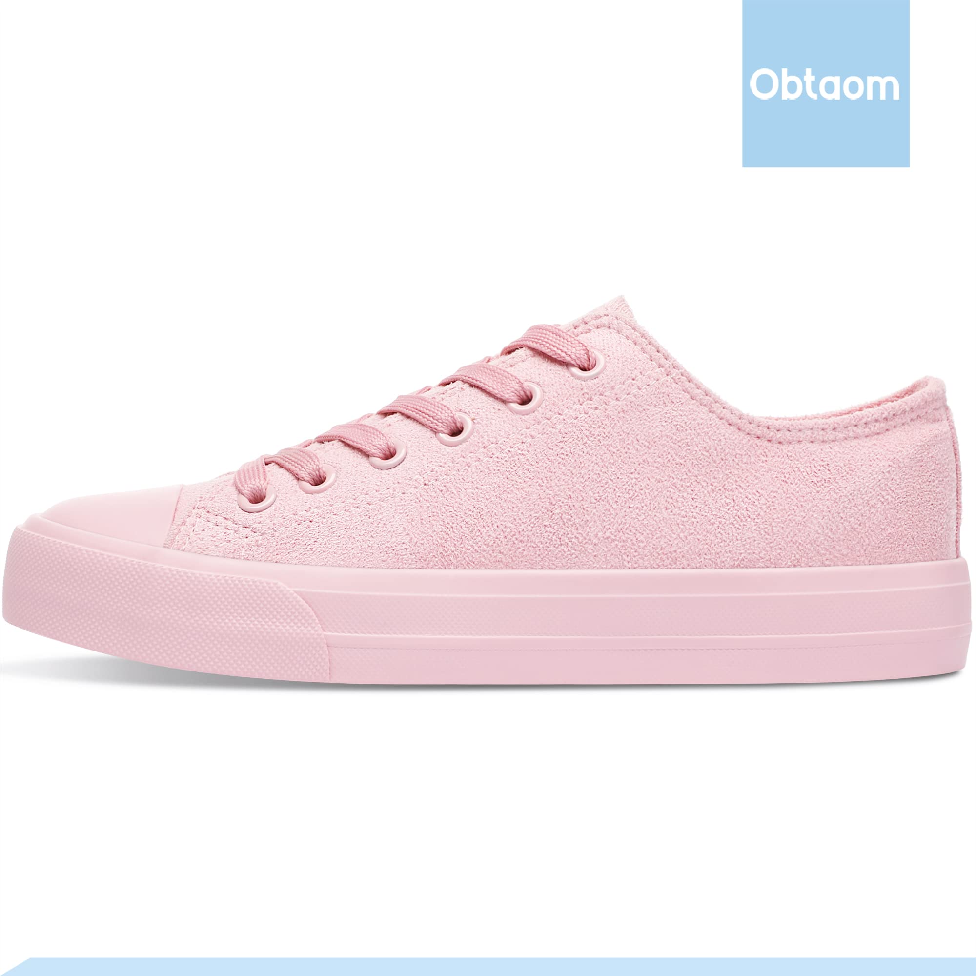 Obtaom Unisex Canvas Shoes Low Top Fashion Sneakers Slip on Walking Shoe