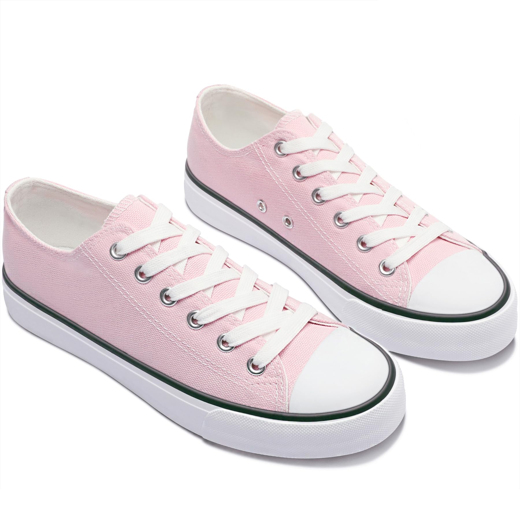 Obtaom Unisex Canvas Shoes Low Top Fashion Sneakers Slip on Walking Shoe