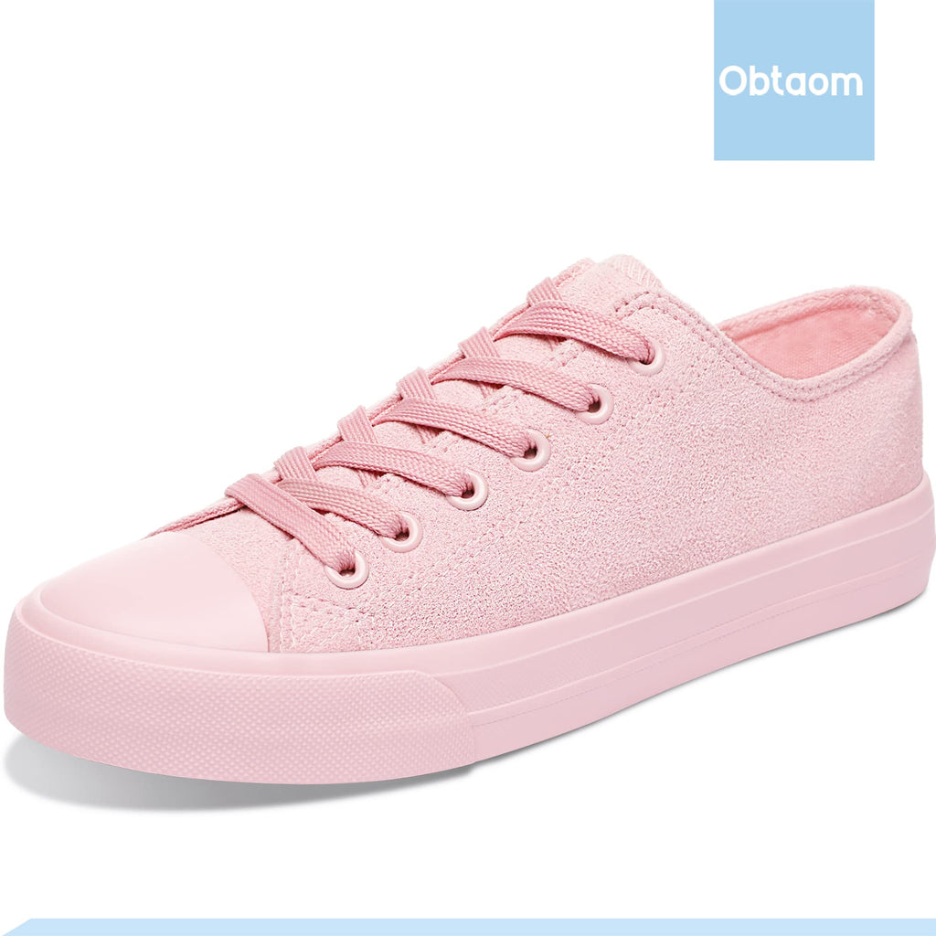 Obtaom Unisex Canvas Shoes Low Top Fashion Sneakers Slip on Walking Shoe