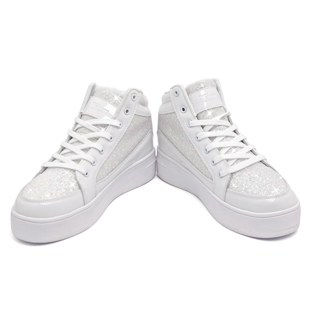 IGxx Women Platform Glitter Sparkly Dressy Sequin Disco Sneakers