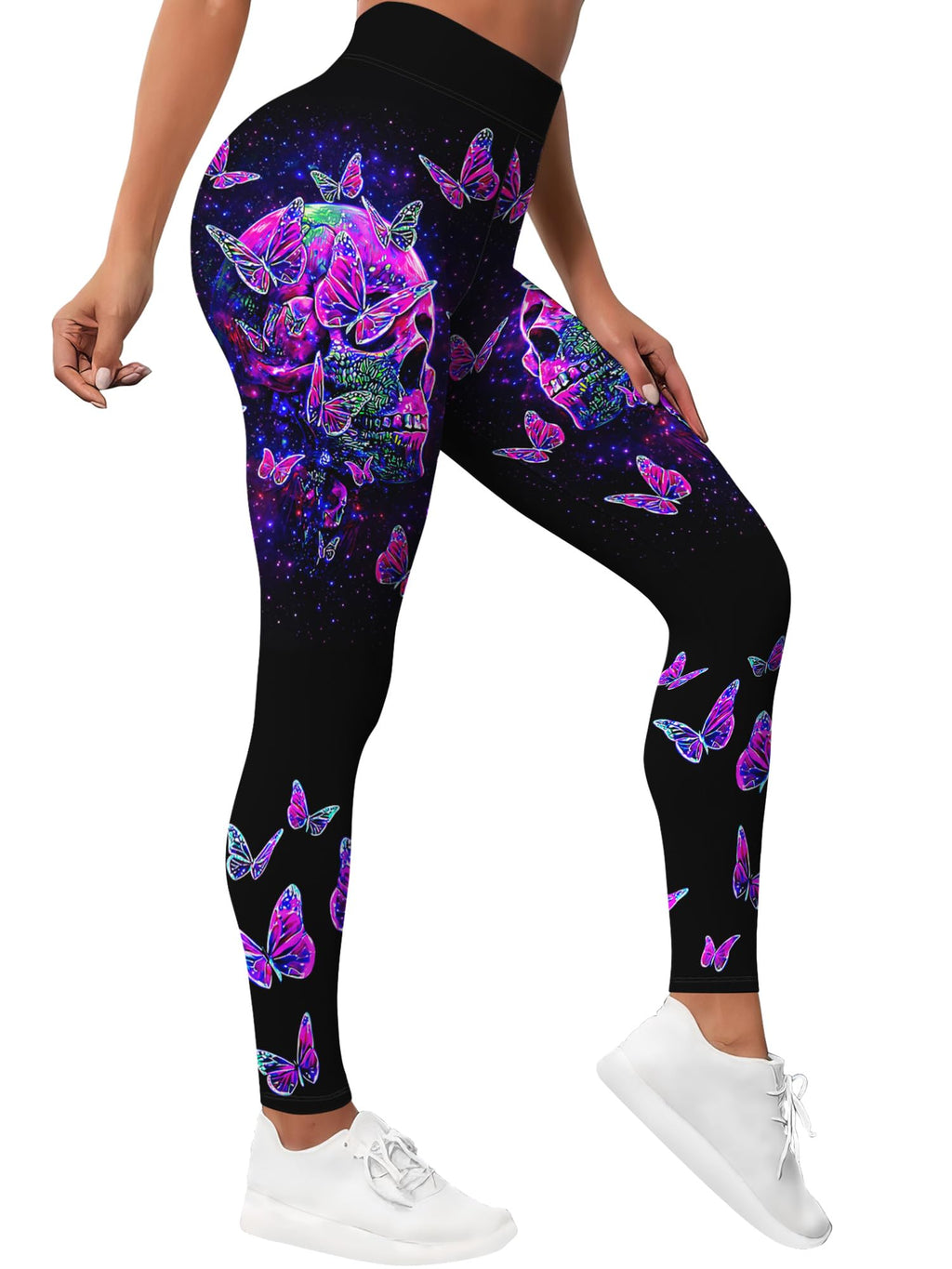 PAGYMO Printed Leggings for Women Crazy High Waisted Running Yoga Pants | Graphic print, cute crazy colorful pattern, high waisted leggings, athletic workout gym running yoga pants