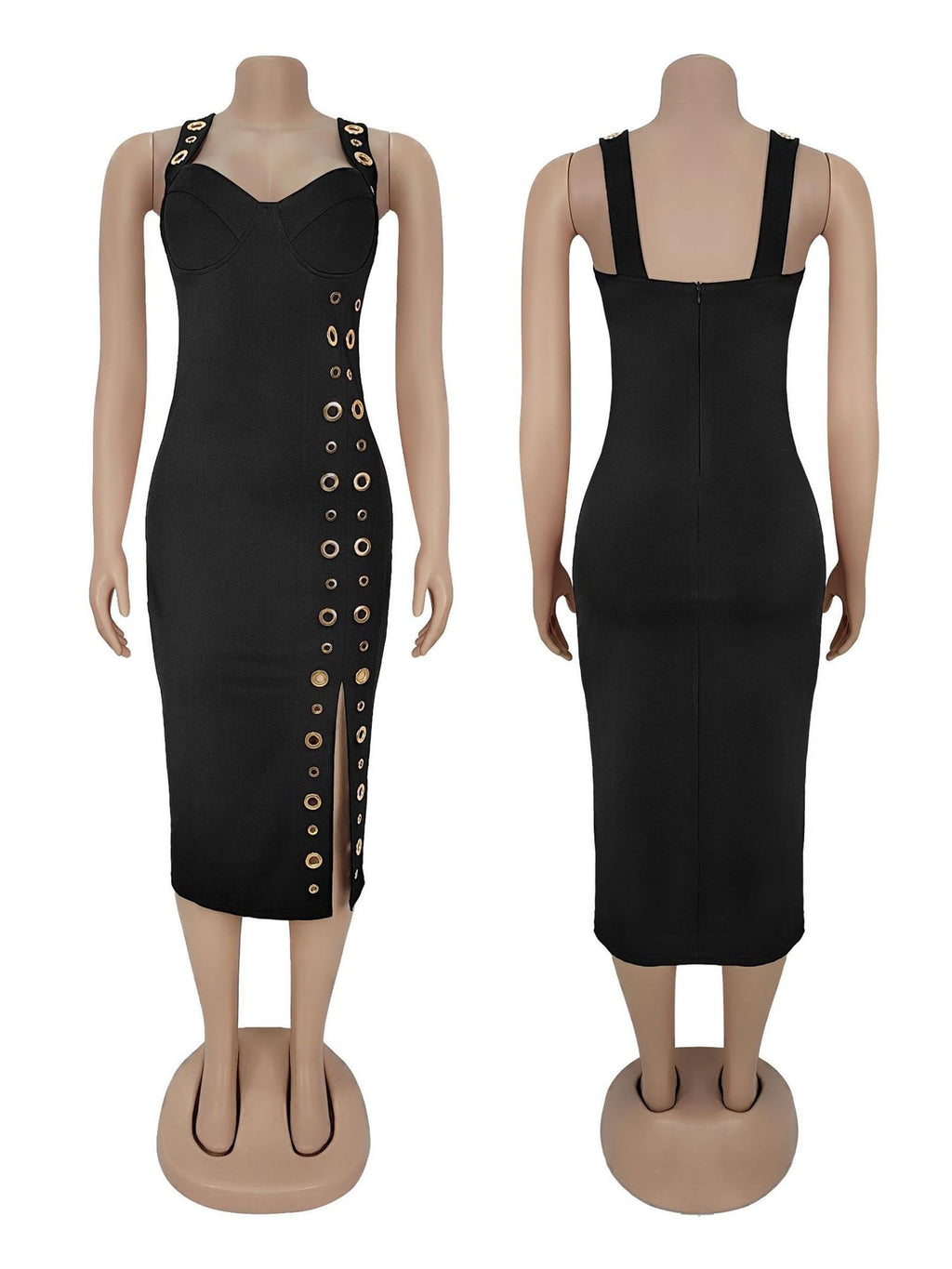 Figdaw Sequin Midi Dress for Women Formal,Evening Cocktail,Wedding Guest,Galas