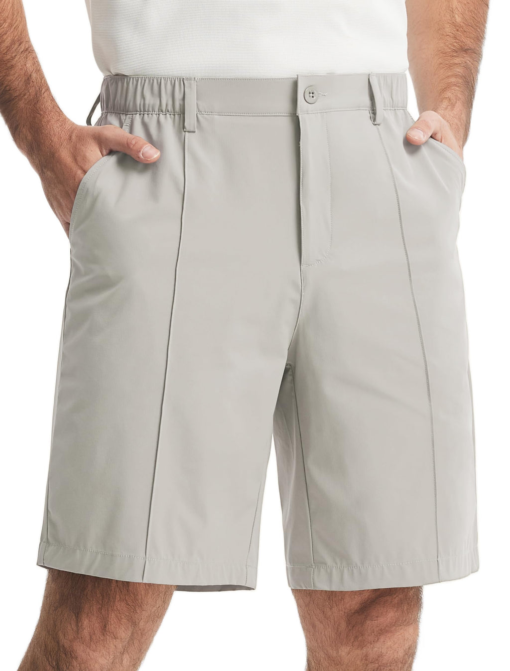 Men's Classic Fit 9" Golf Shorts Casual Summer Outfits | All Day Comfy, Stretch, Elastic Waist, Lightweight, Quick Dry Dress Travel Clothing
