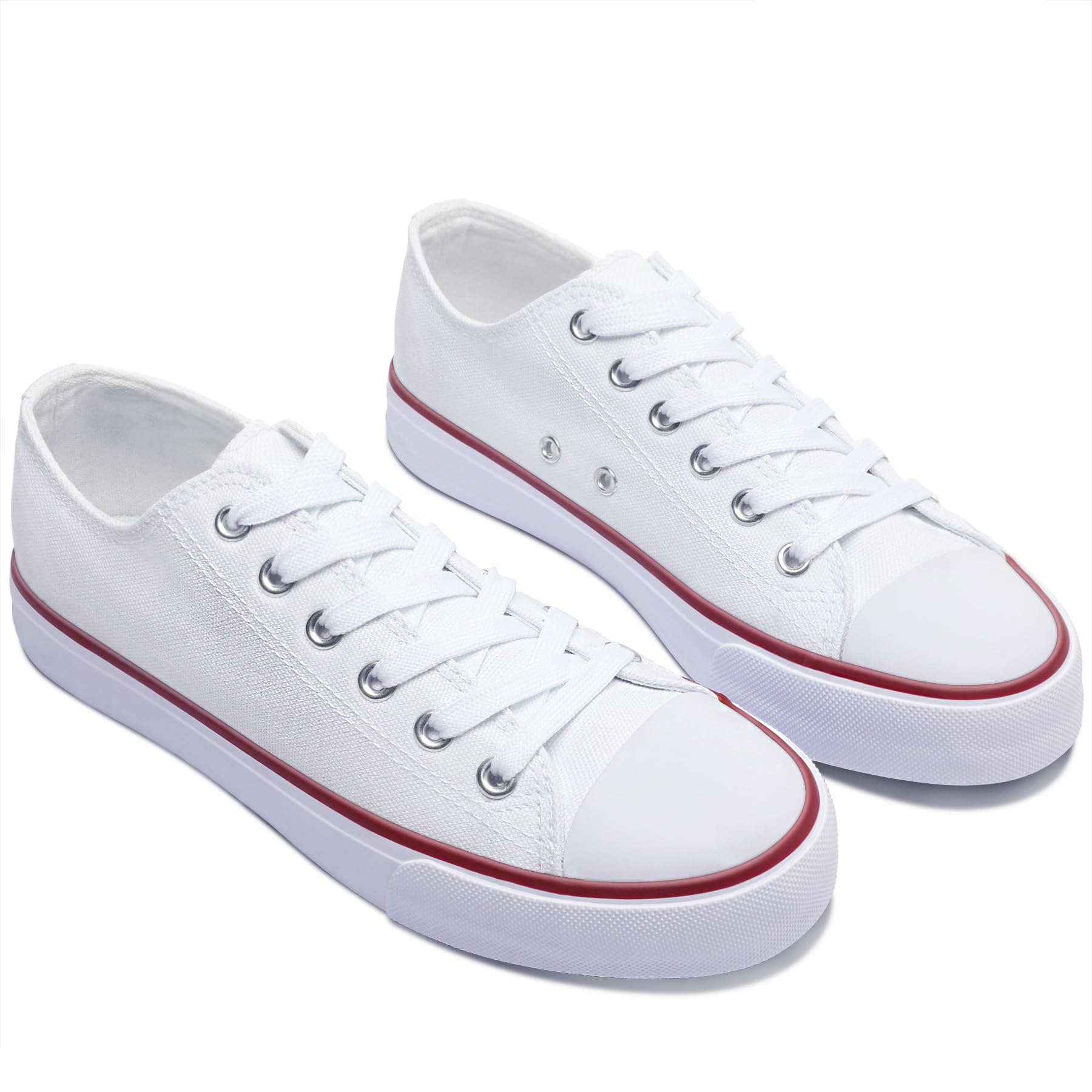 Obtaom Unisex Canvas Shoes Low Top Fashion Sneakers Slip on Walking Shoe