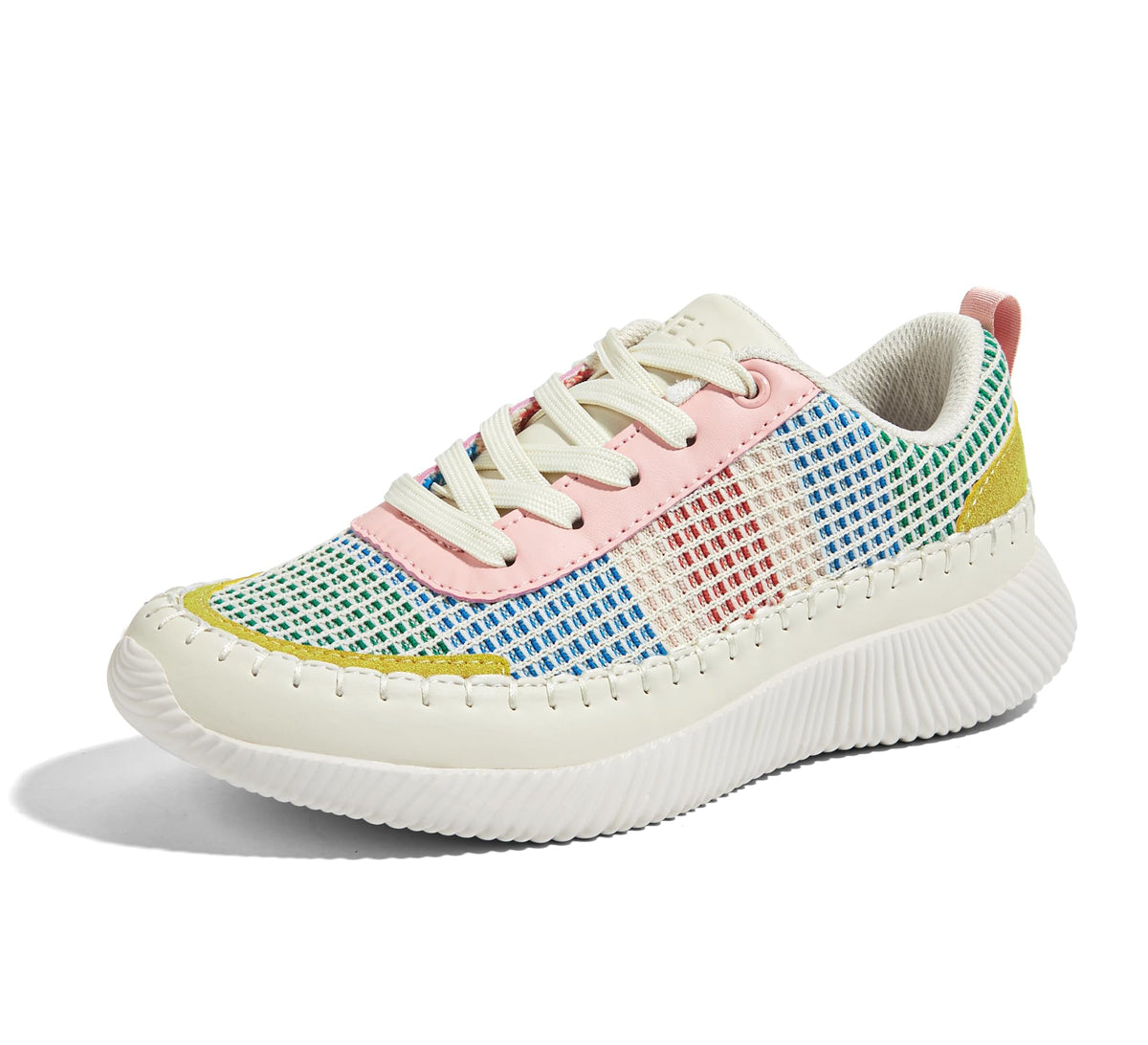 BELOS Women Glitter Sparkly Fashion Sneakers | Lightweight Metallic Sequins Tennis Shoes Casual Retro Braided Walking Shoes