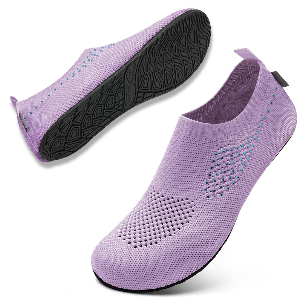 WateLves Womens Barefoot Water Shoes Travel House Slippers for Indoor and Outdoor Aqua Socks for Beach Swim Surf Yoga Dancing Camping Must Haves
