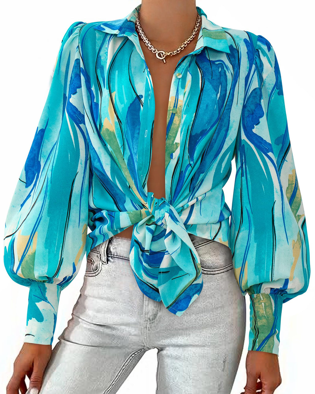 BTFBM Blouses for Women Dressy Casual Long Sleeve Shirts | Lapel V Neck Button Down Shirt, Boho Tops, Disco Outfits, Business Casual Blouse, Fashion Clothing, Summer Fall Clothes 2026