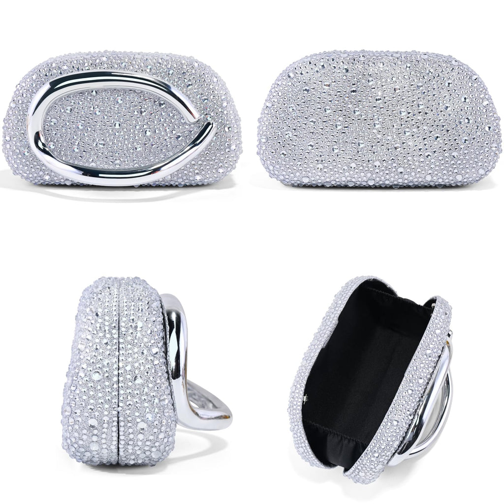 Clutch Purses for Women Formal, PU Leather/Marble Acrylic Evening Bags with Chain, Trendy Metal Handle Purses 2025