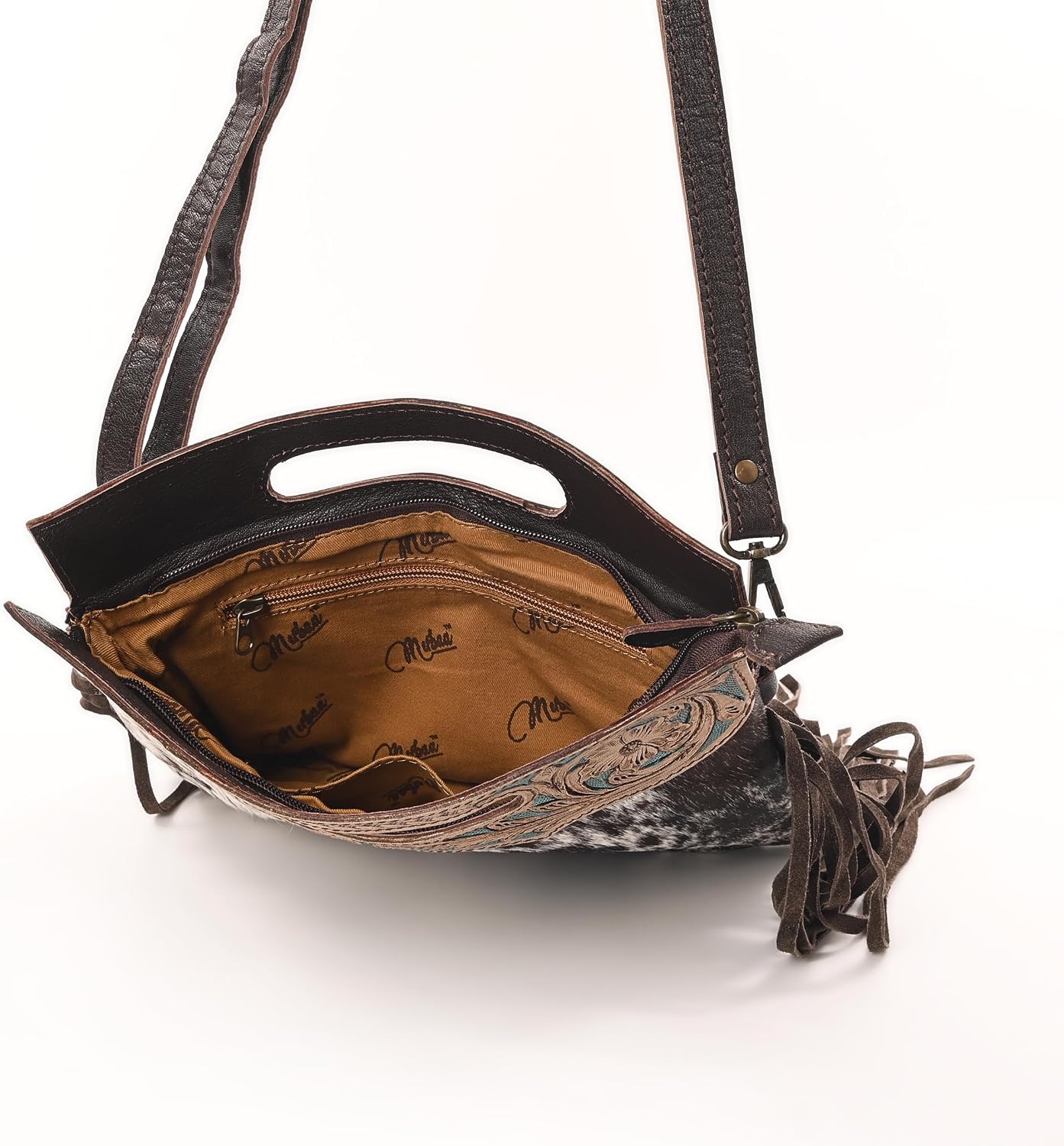 Women Natural Cowhide Leather Crossbody Sling Bag With Adjustable Detachable Strap | Shoulder Bag | Handbag