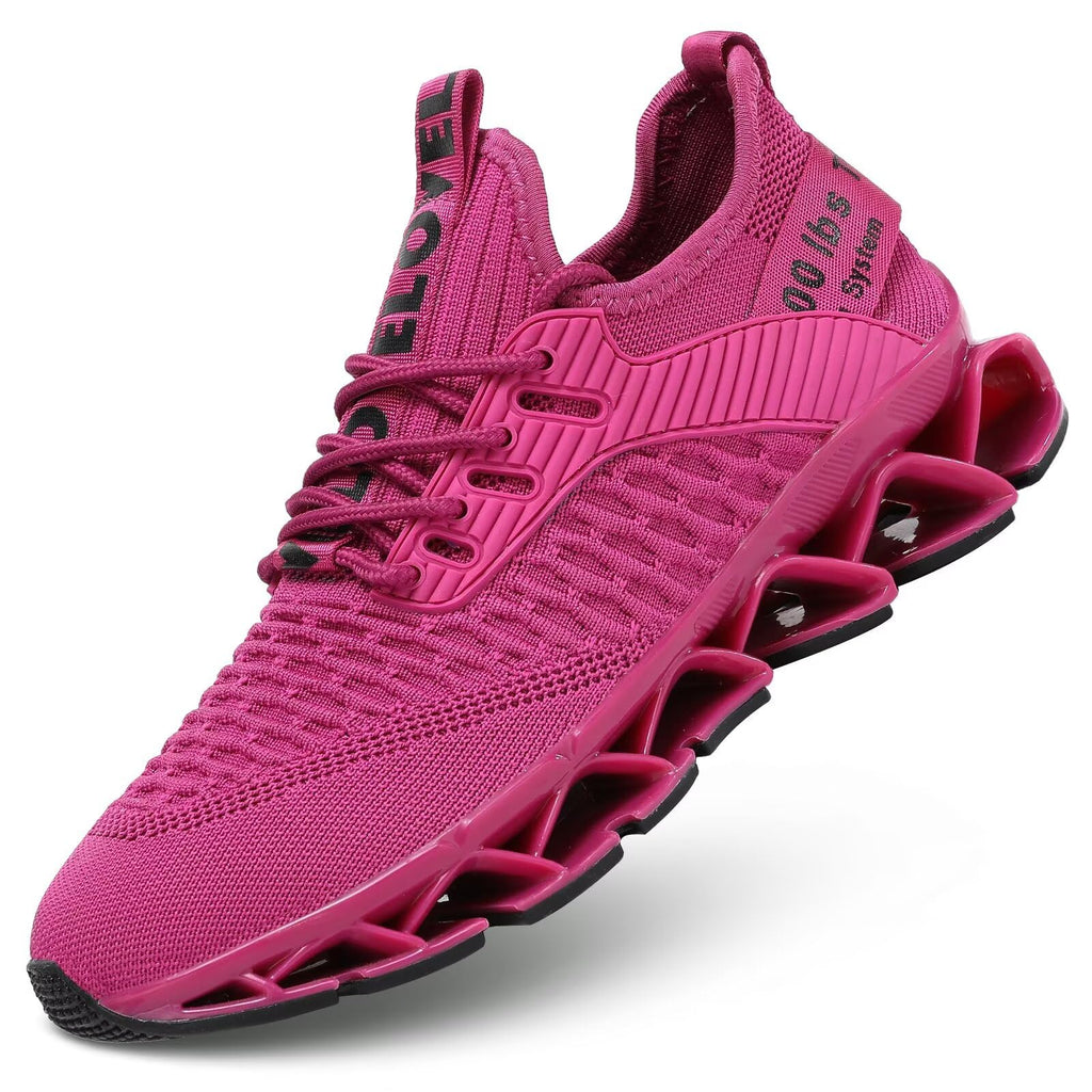 Wrezatro Women's Slip on Walking Running Shoes Blade Tennis Casual Fashion Sneakers Comfort Non Slip Work Sport Athletic Trainer