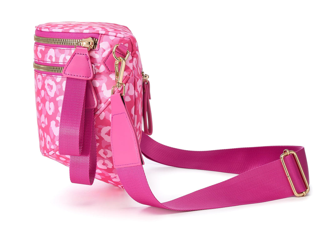 FEIBOON Spacious Nylon Crossbody Bag Bum Bag Handbags Wallets Purses Trendy Shoulder Bag for Women
