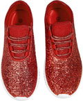 K KIP WOK Fashion Glitter Sneakers for Womens Silp On Running Shoes Lightweigt Tennis Walking Sneakers