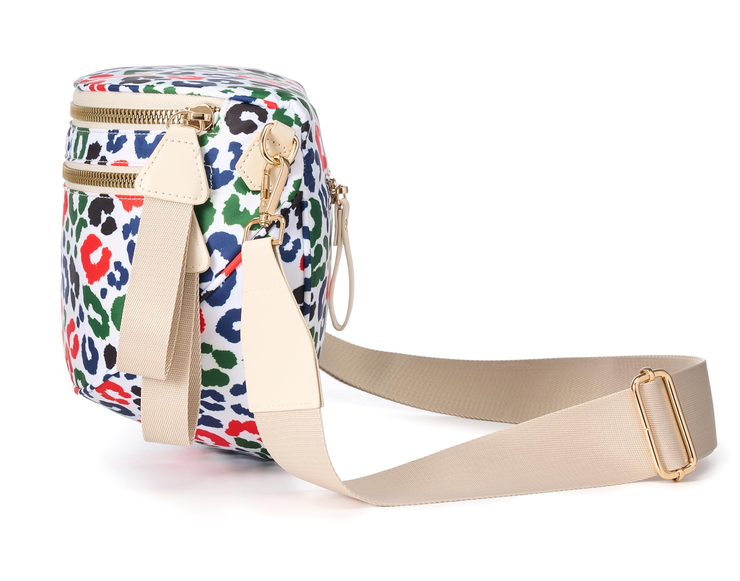 FEIBOON Spacious Nylon Crossbody Bag Bum Bag Handbags Wallets Purses Trendy Shoulder Bag for Women