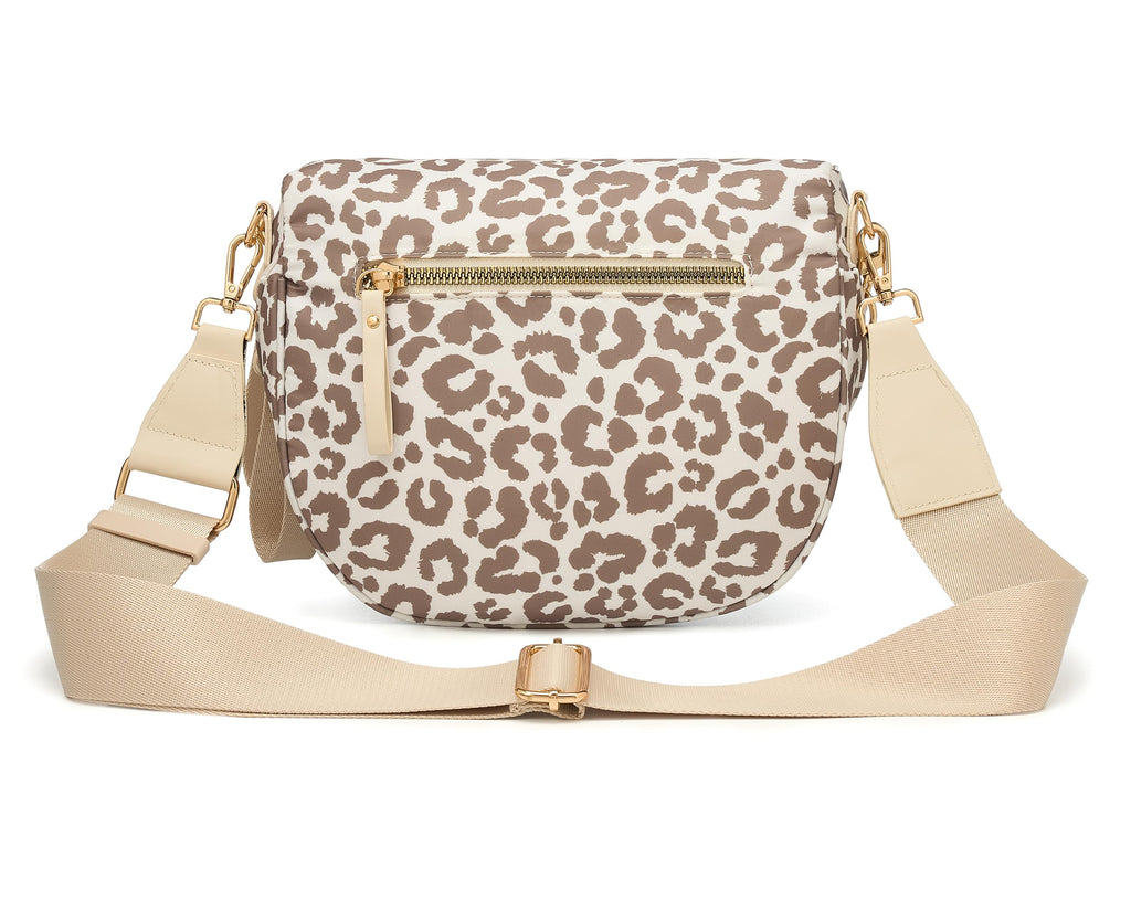FEIBOON Spacious Nylon Crossbody Bag Bum Bag Handbags Wallets Purses Trendy Shoulder Bag for Women
