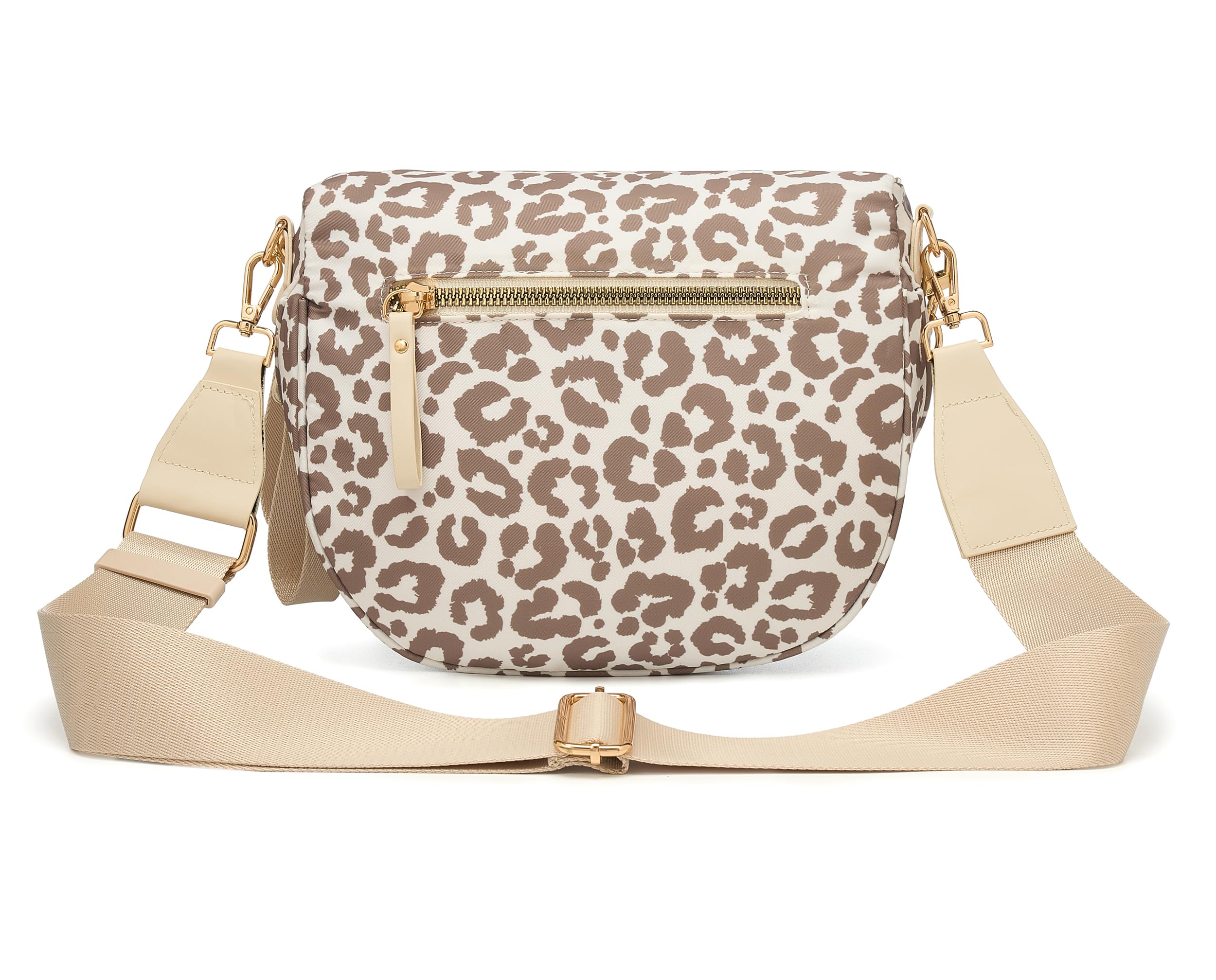 FEIBOON Spacious Nylon Crossbody Bag Bum Bag Handbags Wallets Purses Trendy Shoulder Bag for Women