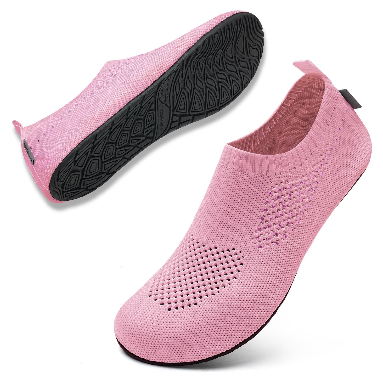WateLves Womens Barefoot Water Shoes Travel House Slippers for Indoor and Outdoor Aqua Socks for Beach Swim Surf Yoga Dancing Camping Must Haves