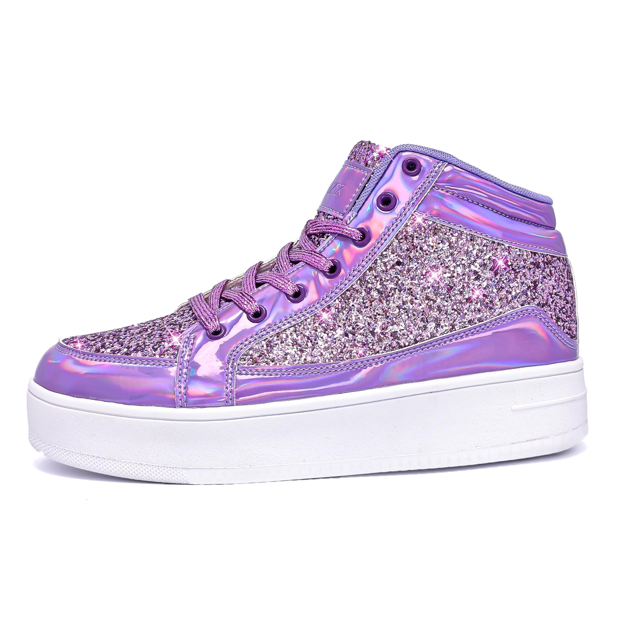IGxx Women Platform Glitter Sparkly Dressy Sequin Disco Sneakers