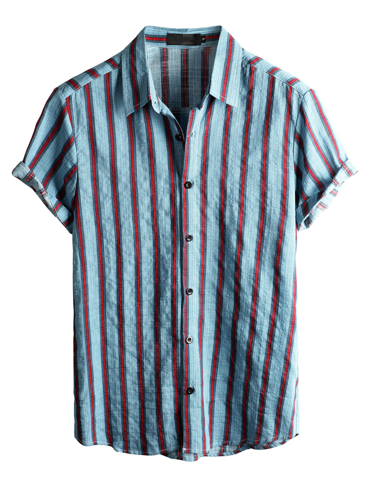 VATPAVE Mens Casual Hawaiian Shirt Short Sleeve Button Down Beach Shirts | Travel, Floral, Print, Vintage, Boho, Hippie, Lightweight, Breathable, Summer, Tropical, Vacation, Festival, Rave, Resort